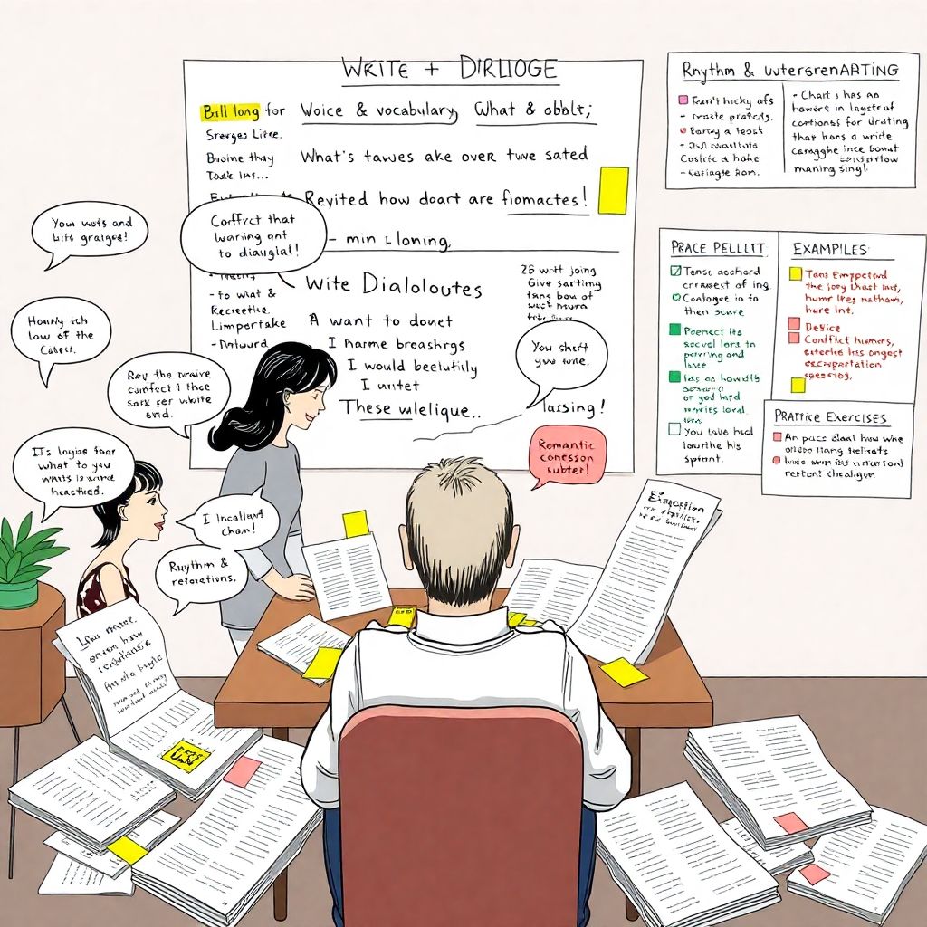 Как писать реальный диалог для характерных персонажей в художественных текстах