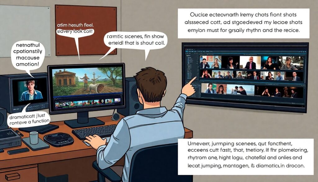 Монтаж как драматургия кадра - иллюстрация