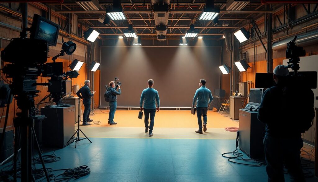 Эргономика съемочной площадки и работа команды - иллюстрация