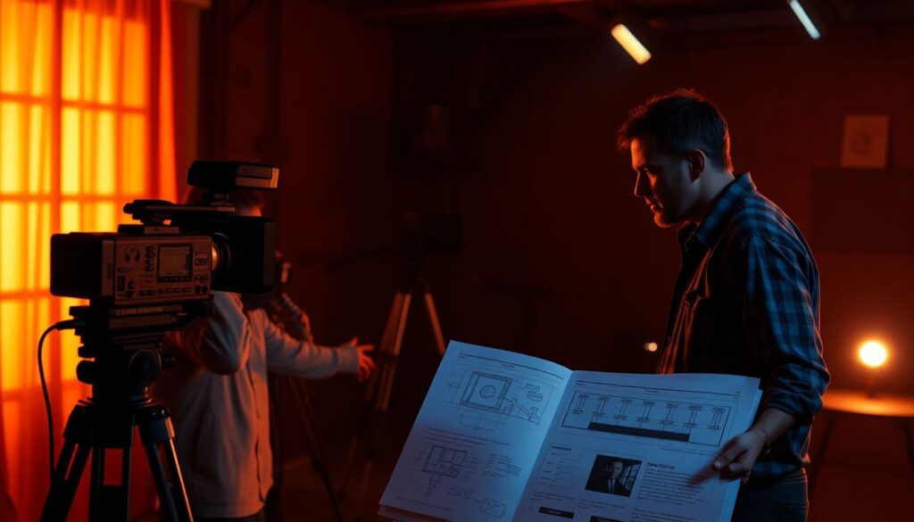 Современное световое решение в авторском кино - иллюстрация