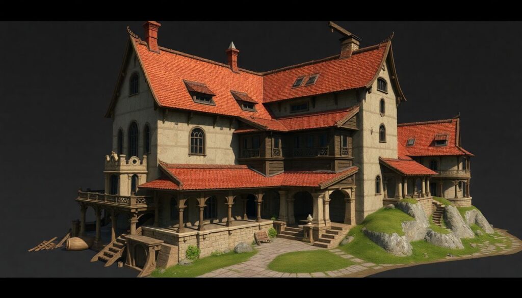 Редкие жанры и влияние архитектуры на визуальный стиль - иллюстрация