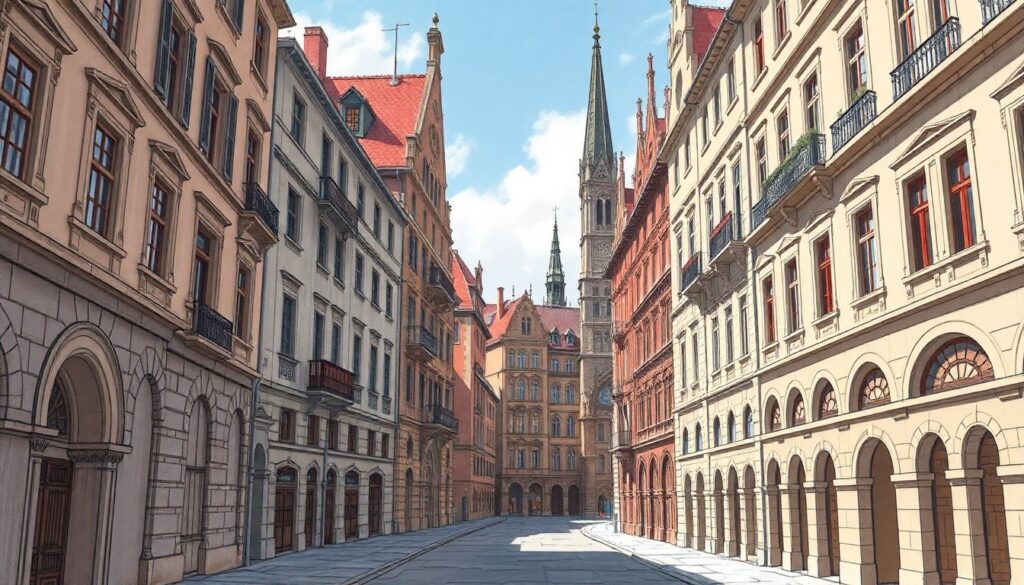 Редкие жанры и влияние архитектуры на визуальный стиль - иллюстрация