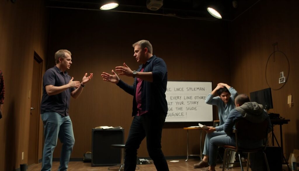 Редкие жанры и актерская импровизация на площадке - иллюстрация