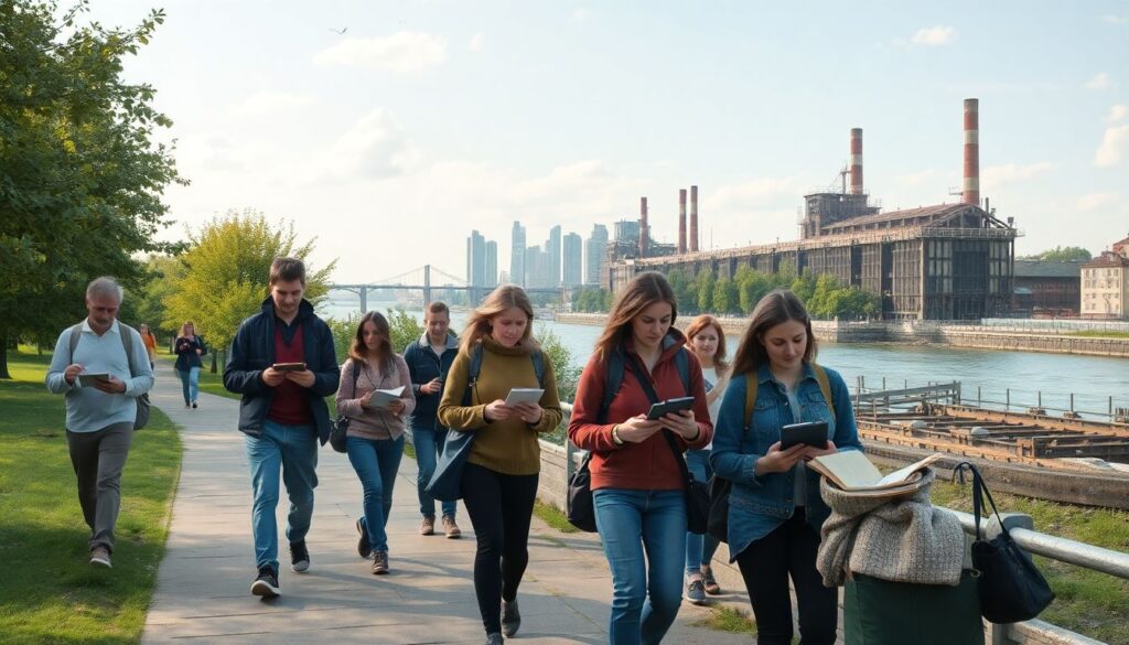 Редкие жанры и поиск вдохновения в природе и городской среде - иллюстрация