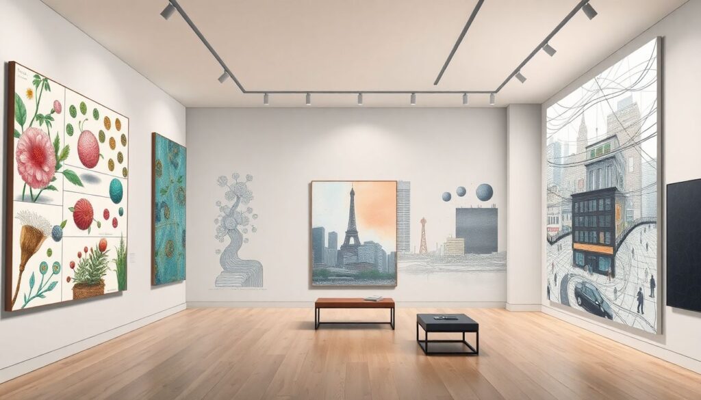 Редкие жанры и поиск вдохновения в природе и городской среде - иллюстрация