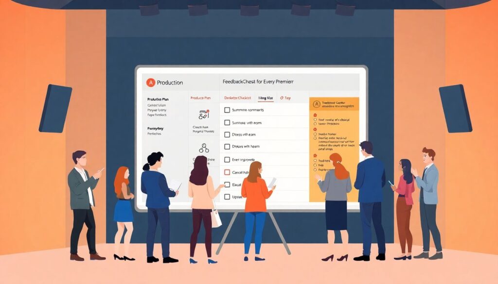 Как выстроить систему обратной связи после премьерного показа - иллюстрация