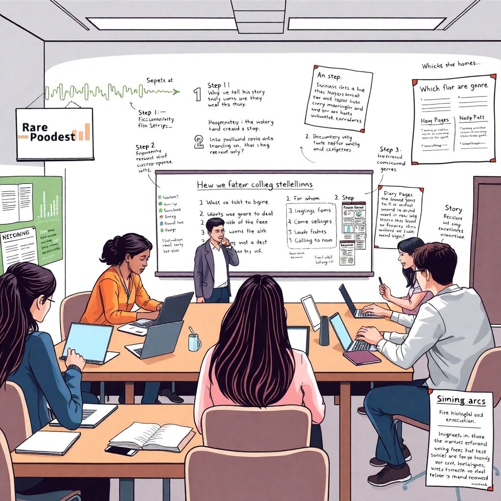 Редкие жанры и сторителлинг в университетских проектах: практические подходы