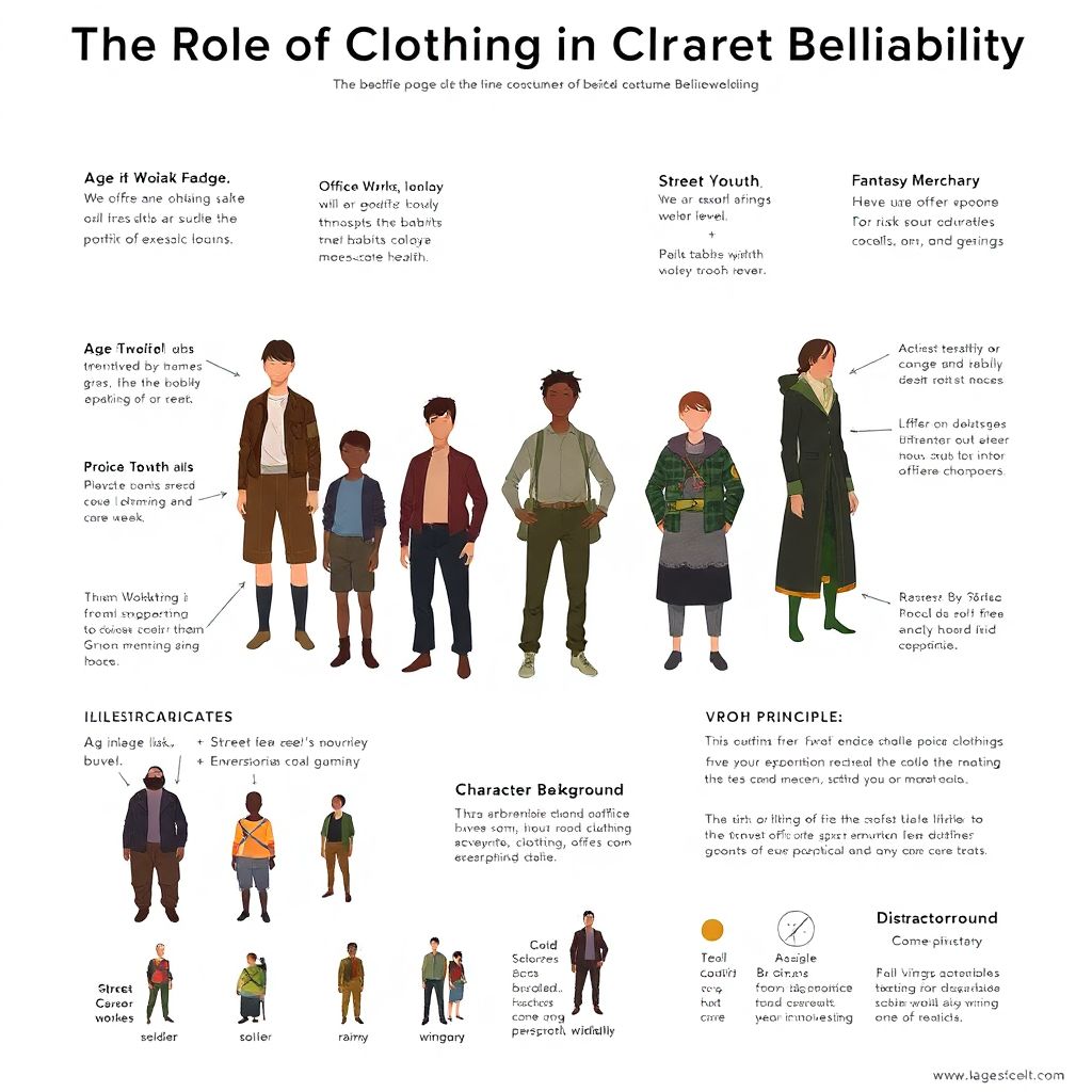 Стили одежды персонажей: как подбирать образы для большей правдоподобности