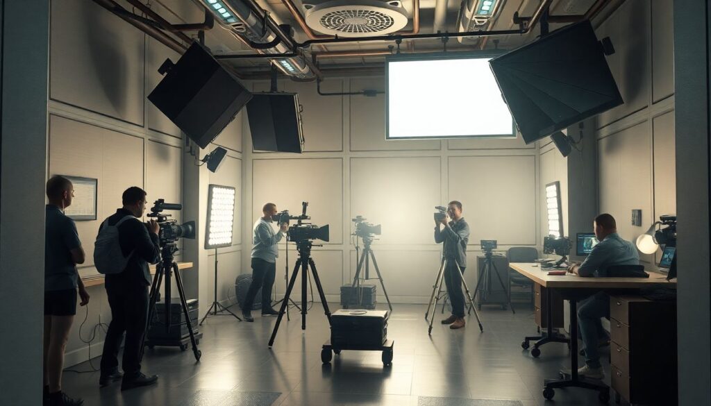 Как организовать съемки в условиях ограниченного пространства - иллюстрация