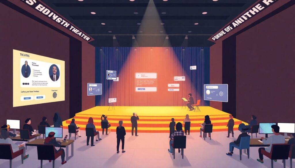 Редкие жанры и взаимодействие с театральной сценой - иллюстрация