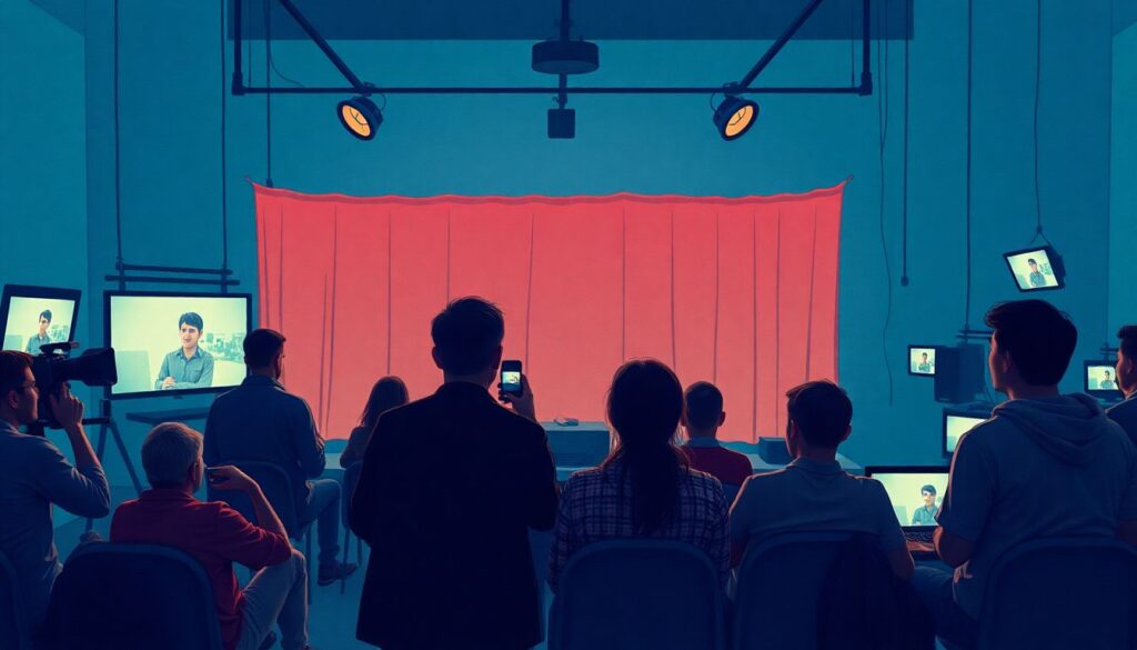 Редкие жанры и техника съемки для возникающих аудиторий - иллюстрация