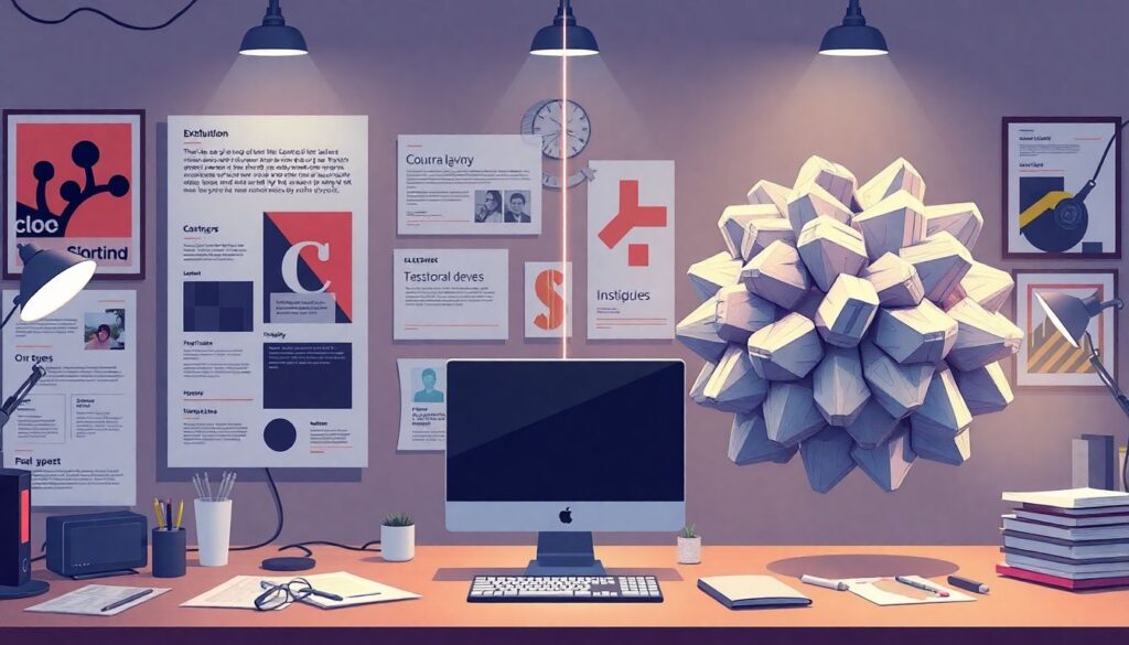 Редкие жанры и современные способы визуализации идей - иллюстрация