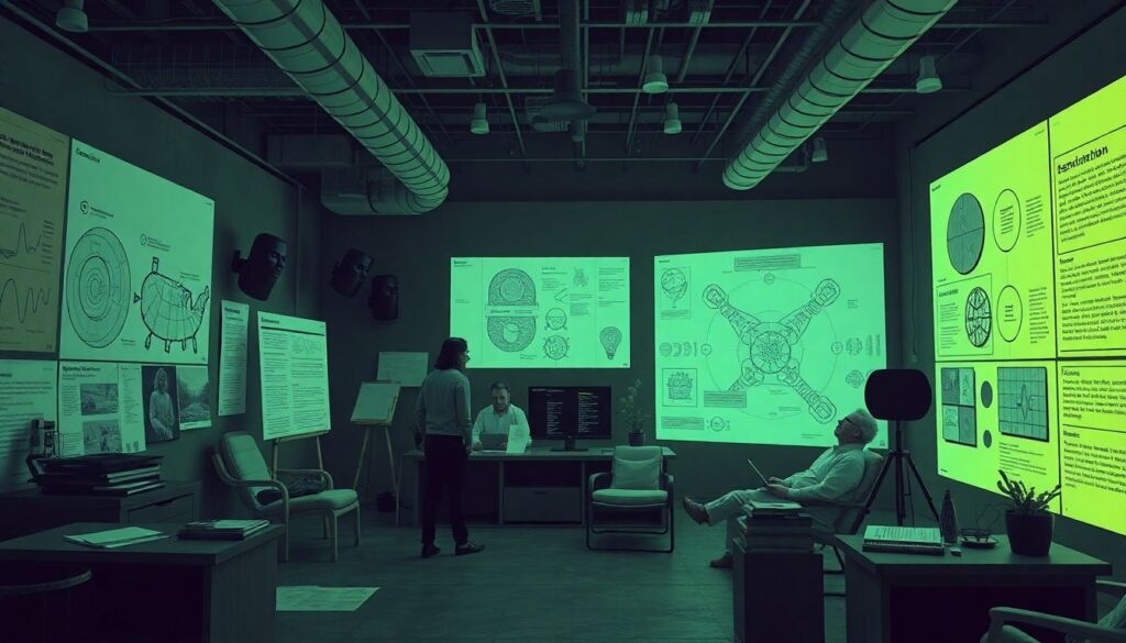 Редкие жанры и современные способы визуализации идей - иллюстрация